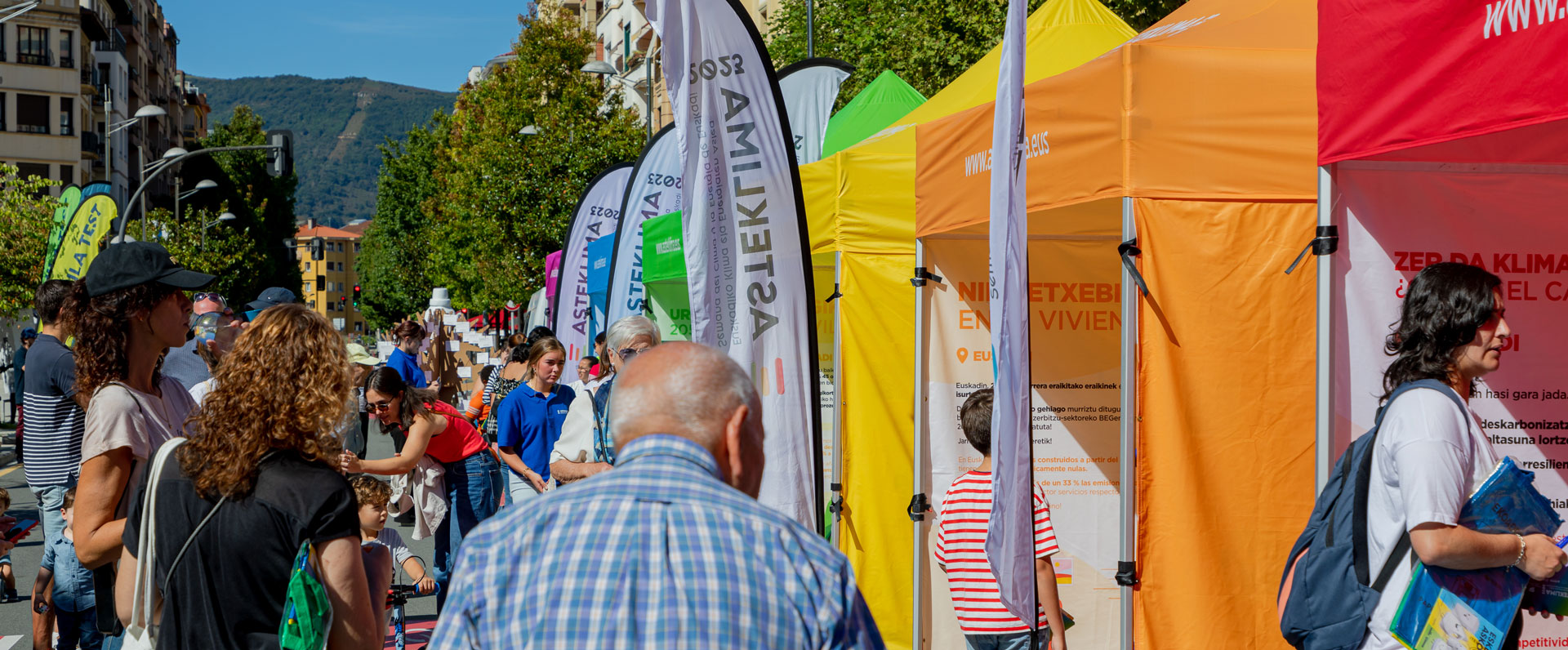 Una nueva edición de la feria itinerante KLIMA Azoka arrancará en el Ibilaldia 2025 en Galdakao