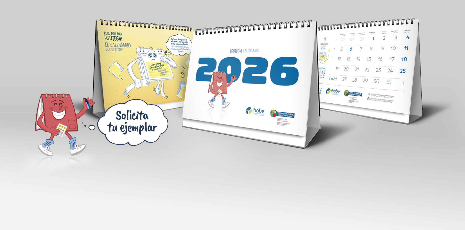 Solicita tu ejemplar del calendario Ihobe 2026