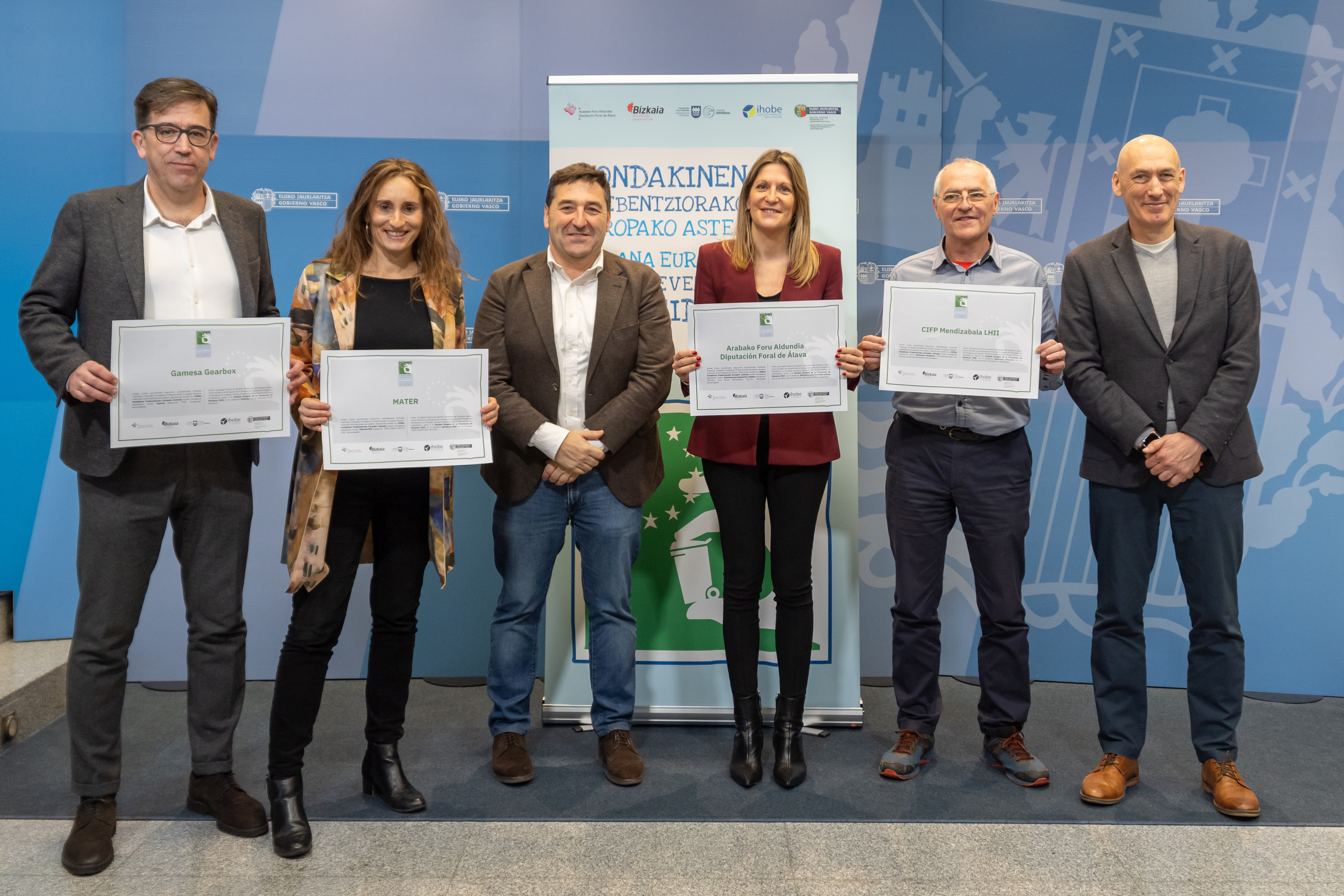 Cuatro proyectos vascos representarán a Euskadi en los Premios de la Semana Europea de Prevención de Residuos