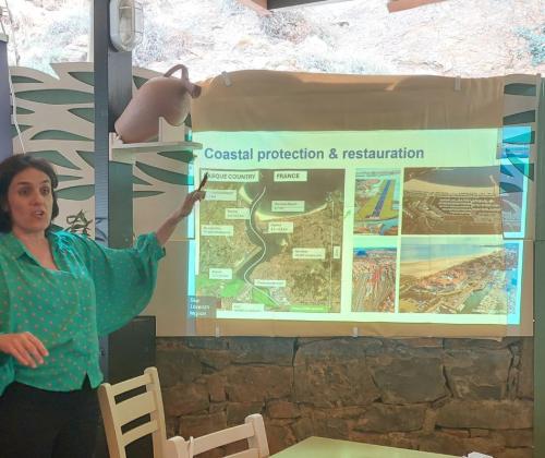 Euskadi participa en la Asamblea General de Regions4Climate en Creta para presentar las acciones de adaptación costera en Txingudi