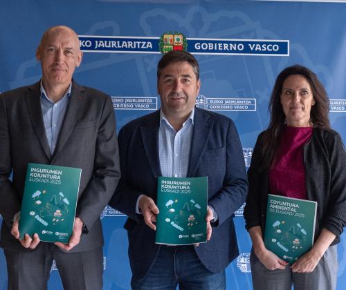 El informe de Coyuntura Ambiental de Euskadi muestra en 2025 avances en aire y descarbonización, y señala retos en agua y biodiversidad