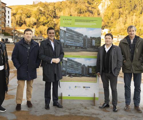 Euskadi promueve actuaciones para hacer frente al cambio climático e impulsa las obras para adaptar la playa de Zarautz