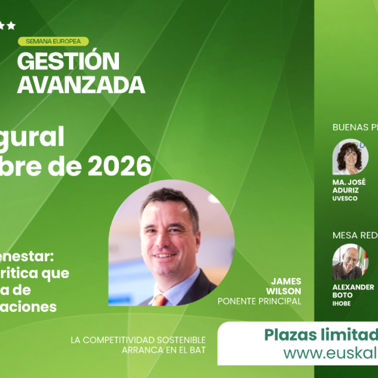 Ihobe participa en la Semana Europea de la Gestión Avanzada 2026 junto a 50 entidades vascas para analizar los retos del talento, la tecnología y la sostenibilidad