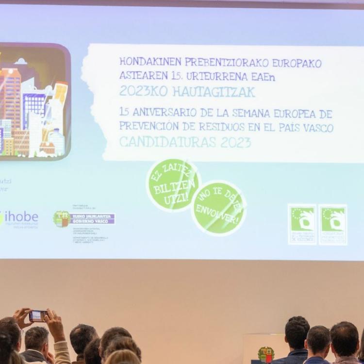 El Ayuntamiento de Vitoria-Gasteiz y la Fundación Alboan, finalistas en los Premios Europeos de la Prevención de Residuos