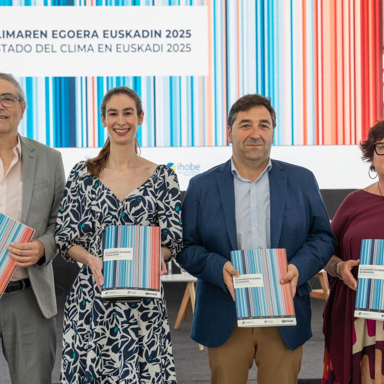 El Gobierno Vasco publica el primer estudio sobre la evolución del clima en Euskadi en los últimos 50 años