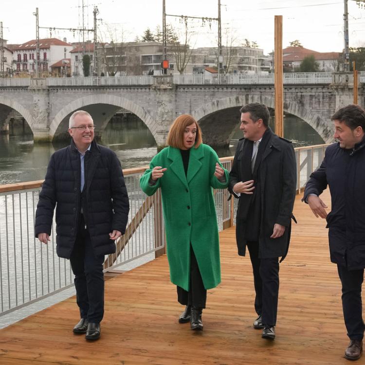 Impulso a la movilidad sostenible transfronteriza con el nuevo itinerario peatonal y ciclista de Pierre Loti en Irun