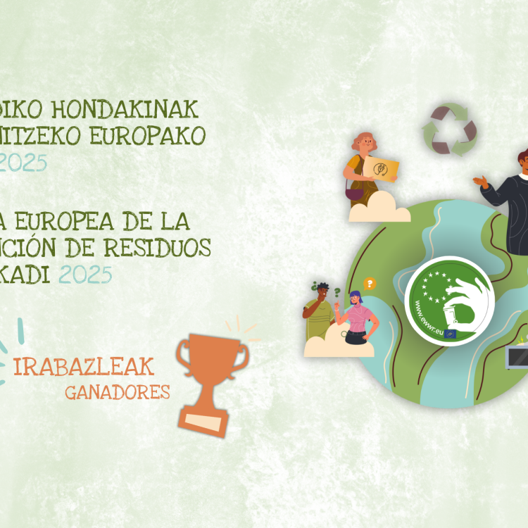 La Diputación Foral de Álava, la empresa Gamesa Gearbox, el barco museo Mater y el centro de FP Mendizabala de Gasteiz, ganadores en Euskadi de los premios de la Semana Europea de Prevención de Residuos 2025